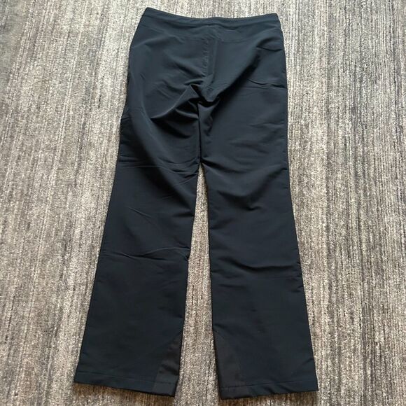 Athleta black soft shell ski pants, bottom zip, size 10 T - Picture 2 of 7